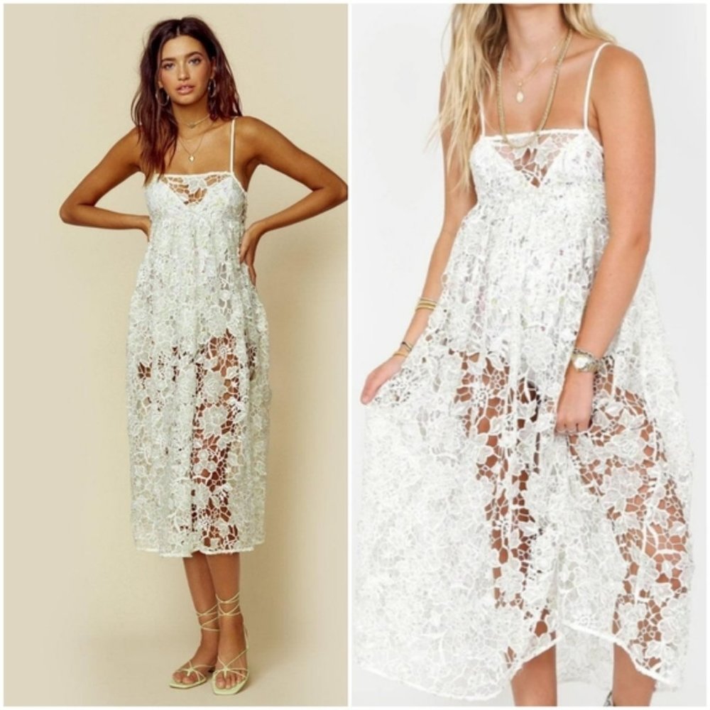NWT For Love & Lemons Sundae dress